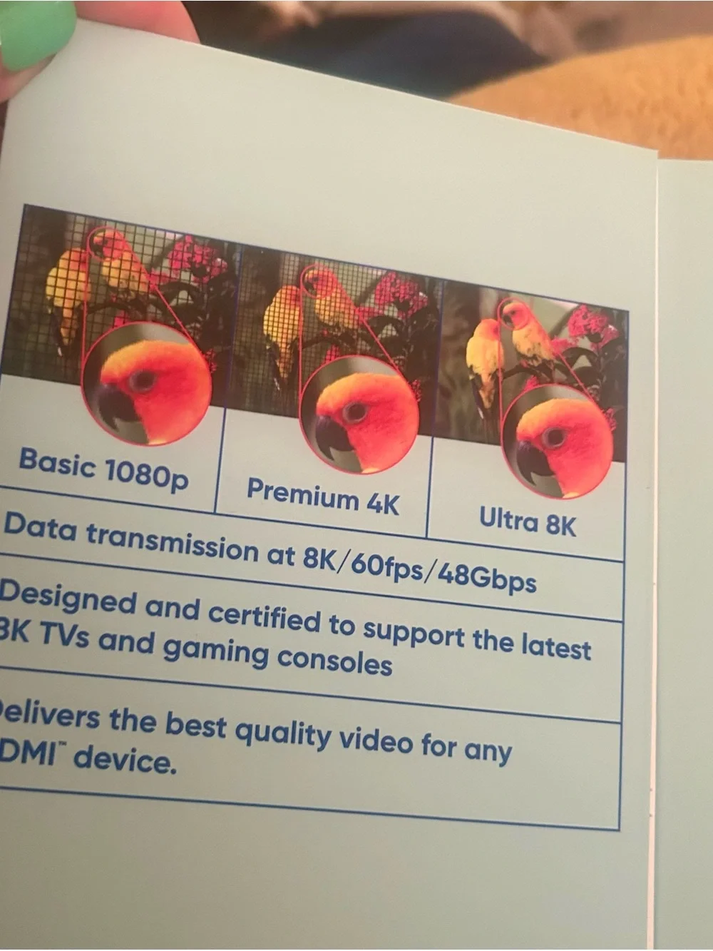 10' Ultra High Speed HDMI Cable 8k